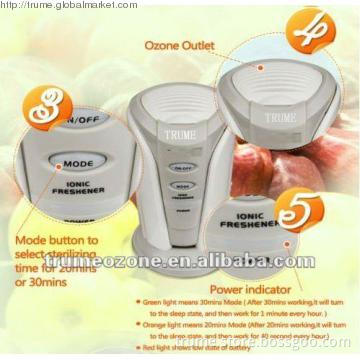 WIHT battery  ozone generator and ozone Air Purifier for home